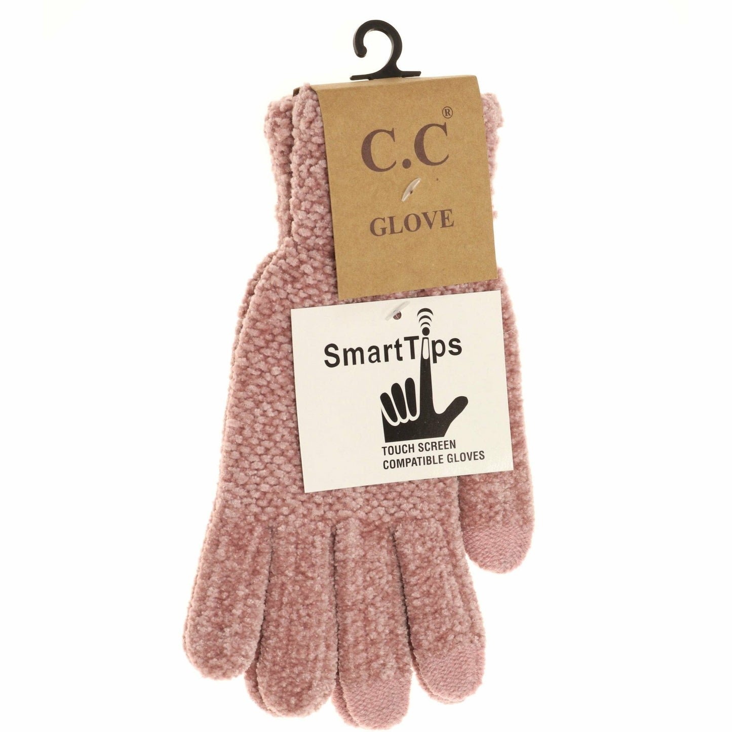 Chenille Gloves G9016: Clay