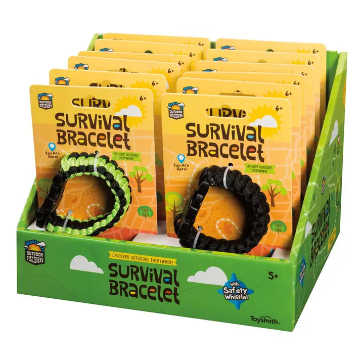 Survival Bracelet W/ whistle - Assorted