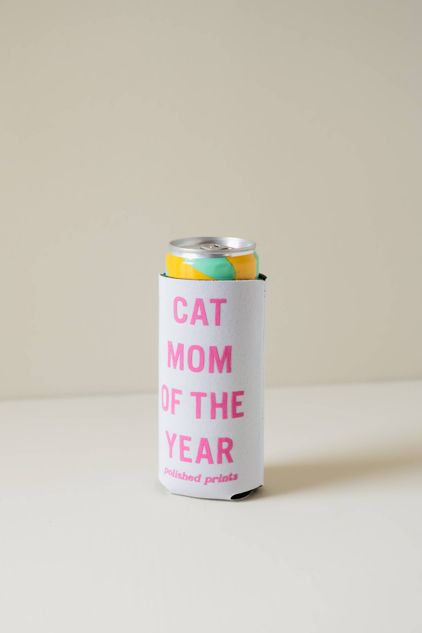 Cat Mom Koozie, Collapsible Coolie, Seltzer Coozie, Hugger