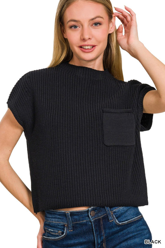 Cozy Short Sleeve Sweater