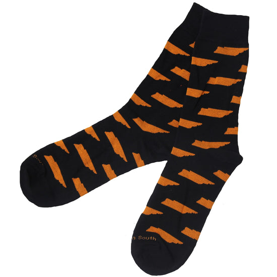 Black and Orange TN Socks