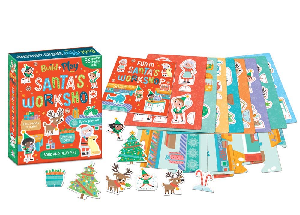 Build and Play Santa's Workshop: Paperback & Kit / 32