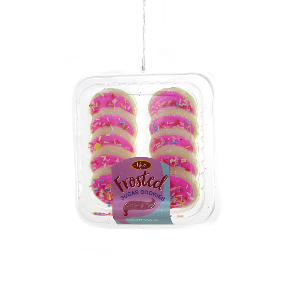 DELICIOUSLY SOFT SUGAR COOKIES Glass Ornament