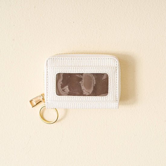 Zip Around Wallet-White