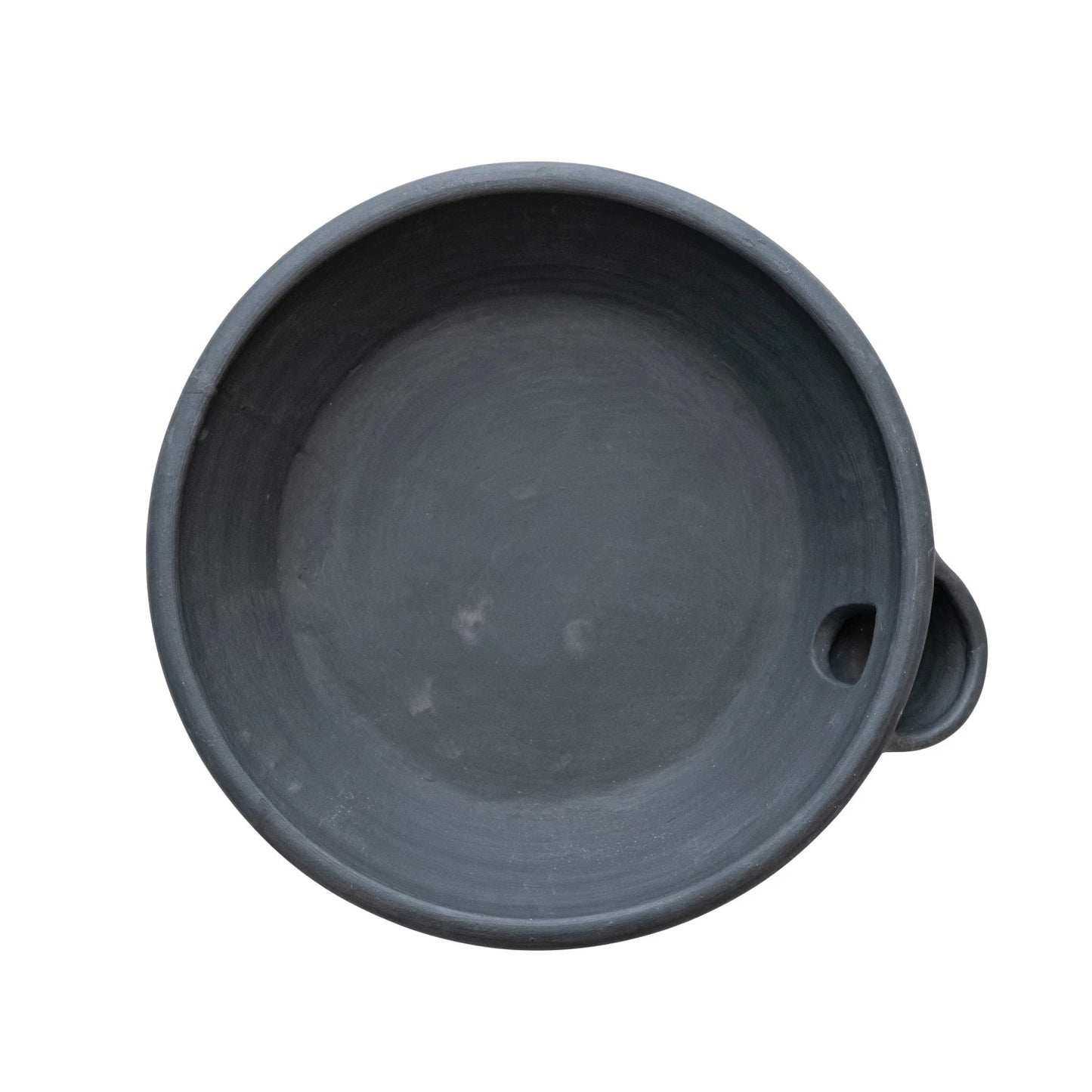 Decorative Vintage Reproduction Clay Dahi Bowl, Black