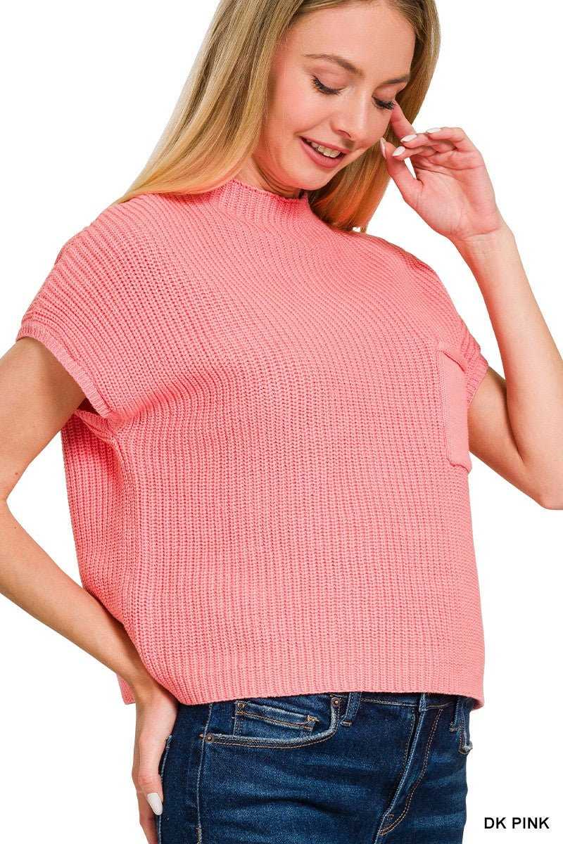 Cozy Short Sleeve Sweater