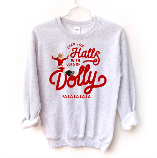 Deck the Halls with Lots of Dolly crewneck sweatshirt - Youth