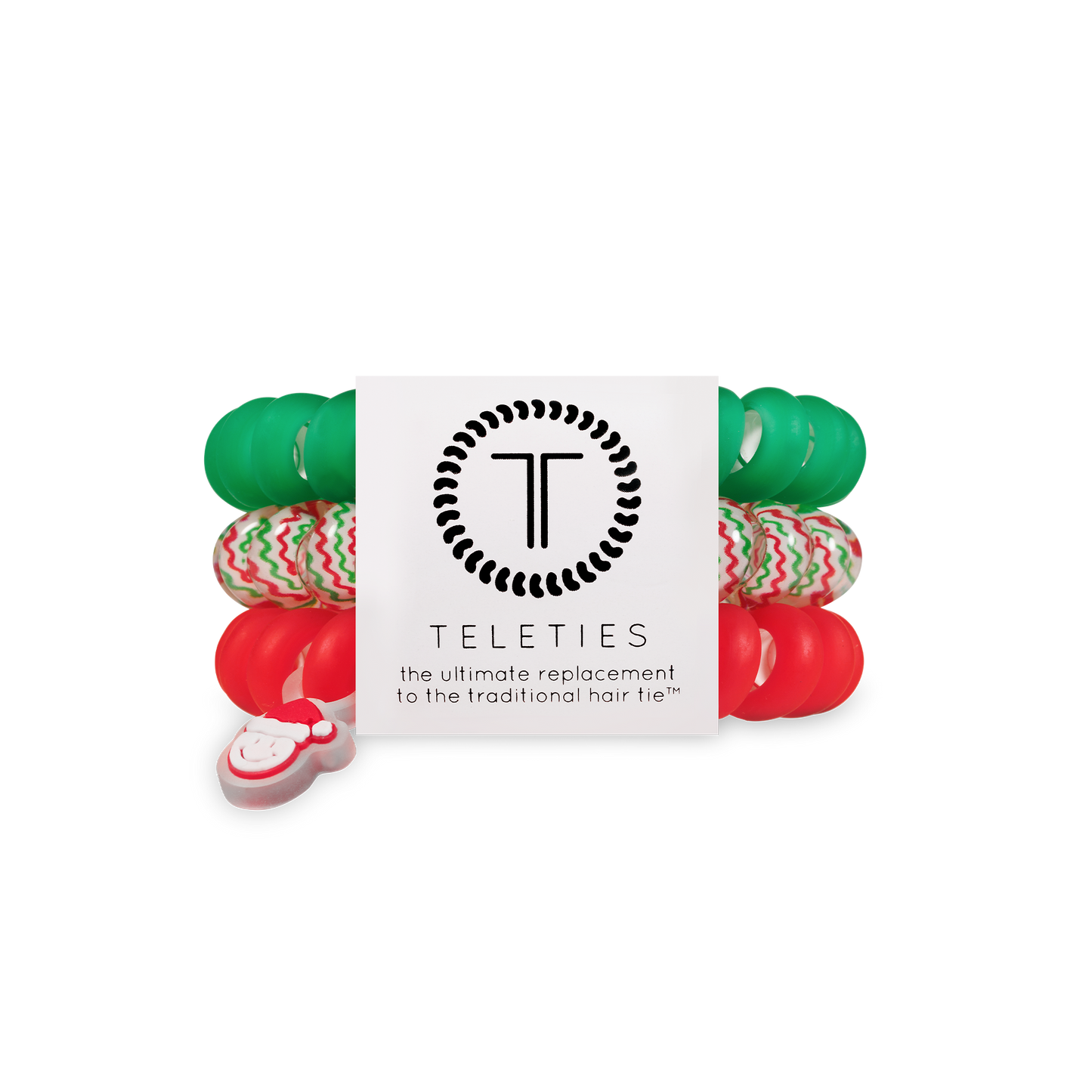 Sprial Hair Coils | Large | Santa Baby Hair Ties