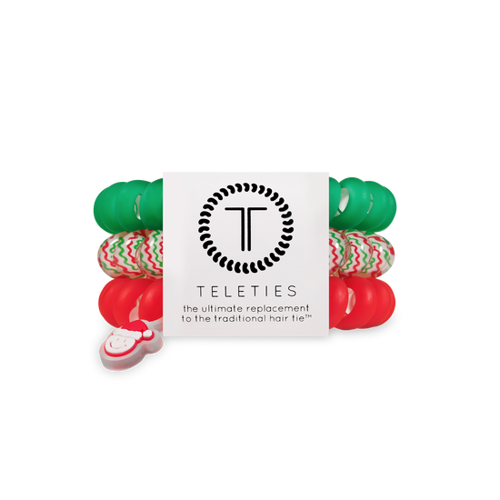 Sprial Hair Coils | Large | Santa Baby Hair Ties