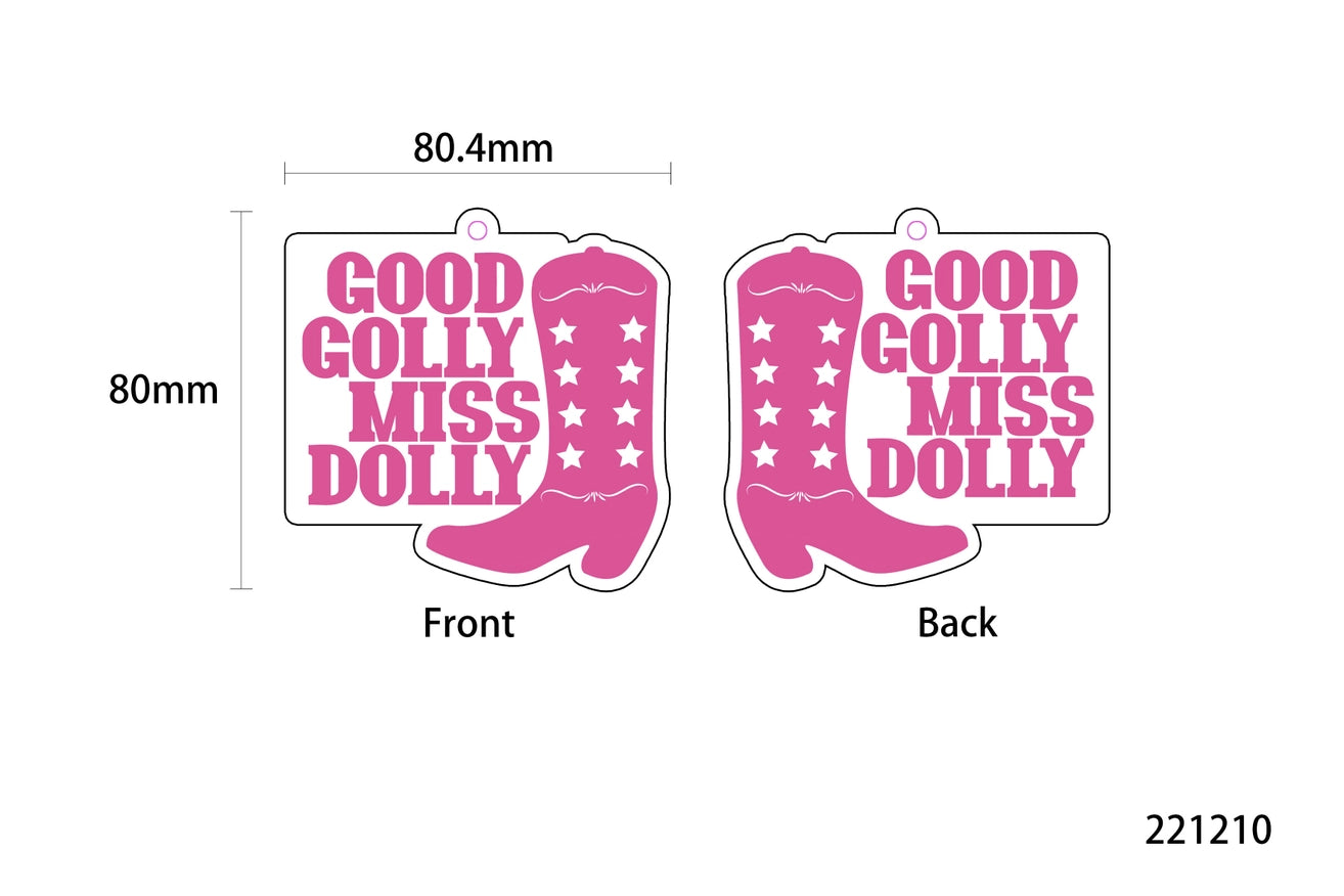 Load image into Gallery viewer, Good Golly Miss Dolly Car Air Freshener
