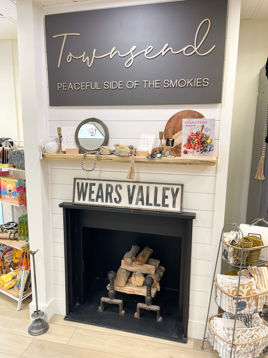 Wears Valley 33x8 Wood Sign