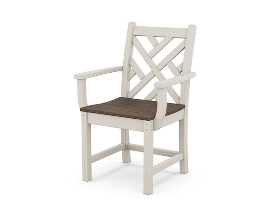 Chippendale Dining Arm Chair in Sand / Kona