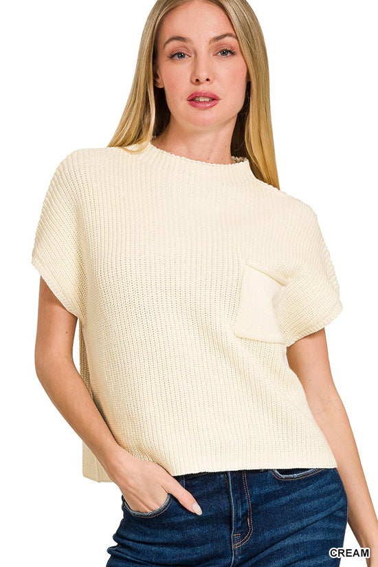 Cozy Short Sleeve Sweater