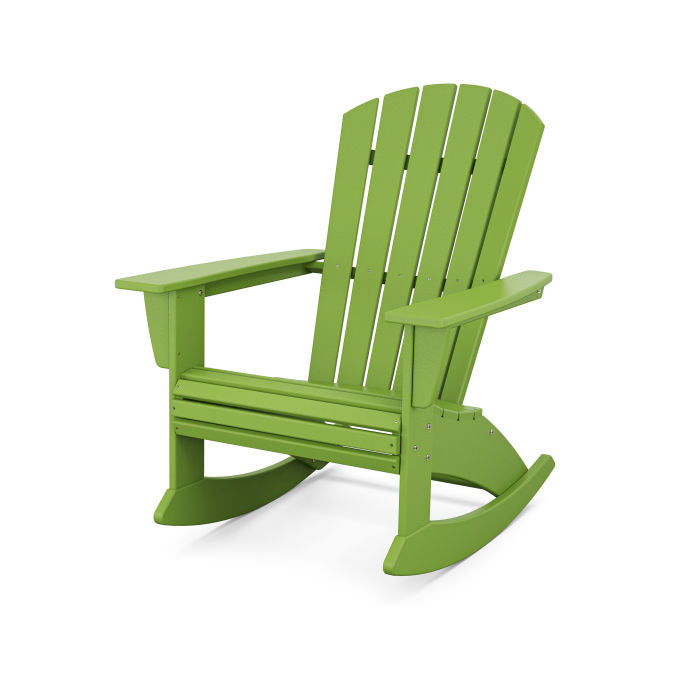 Nautical Curveback Adirondack Rocking Chair