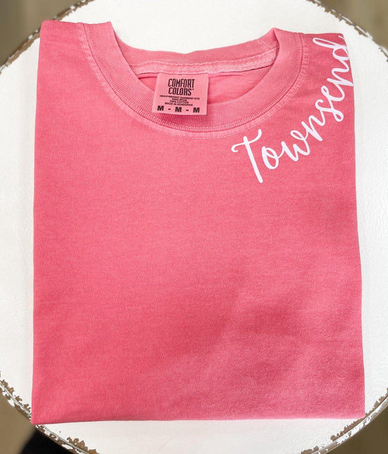 Load image into Gallery viewer, Townsend Curveneck Comfort Color Tee
