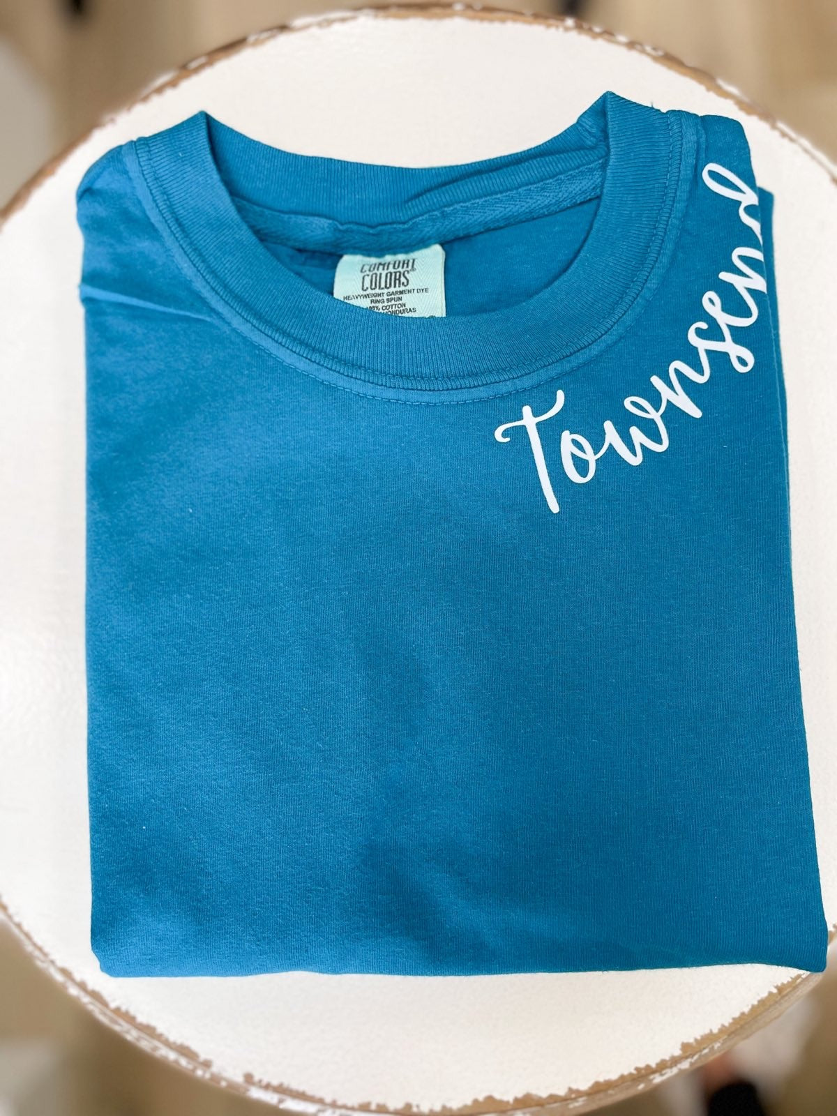Load image into Gallery viewer, Townsend Curveneck Comfort Color Tee
