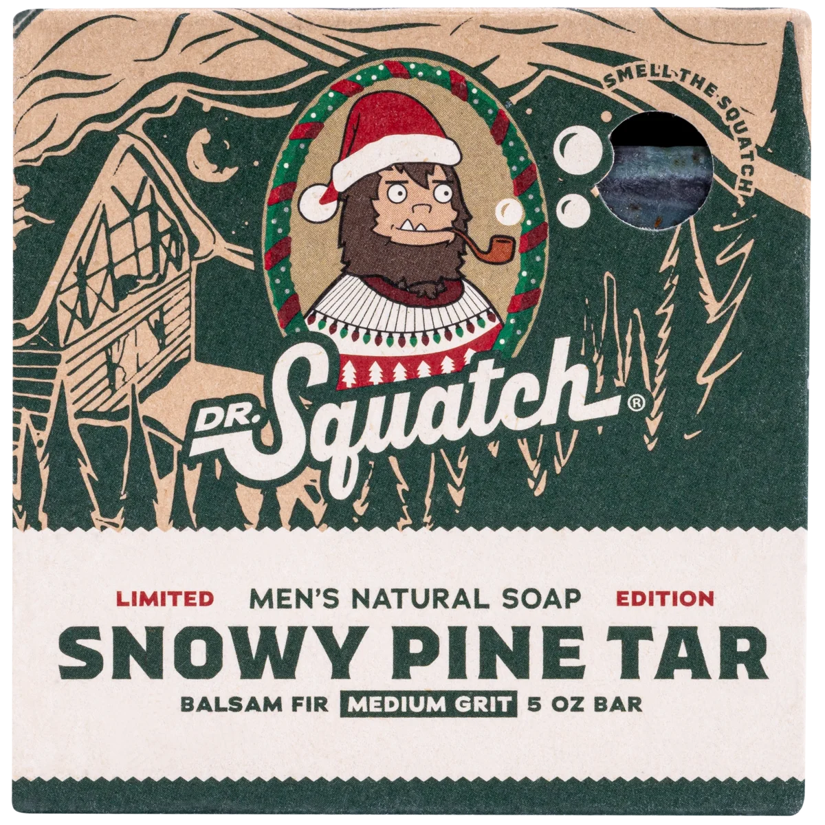 Dr. Squatch Snowy Pine Tar, 5 oz