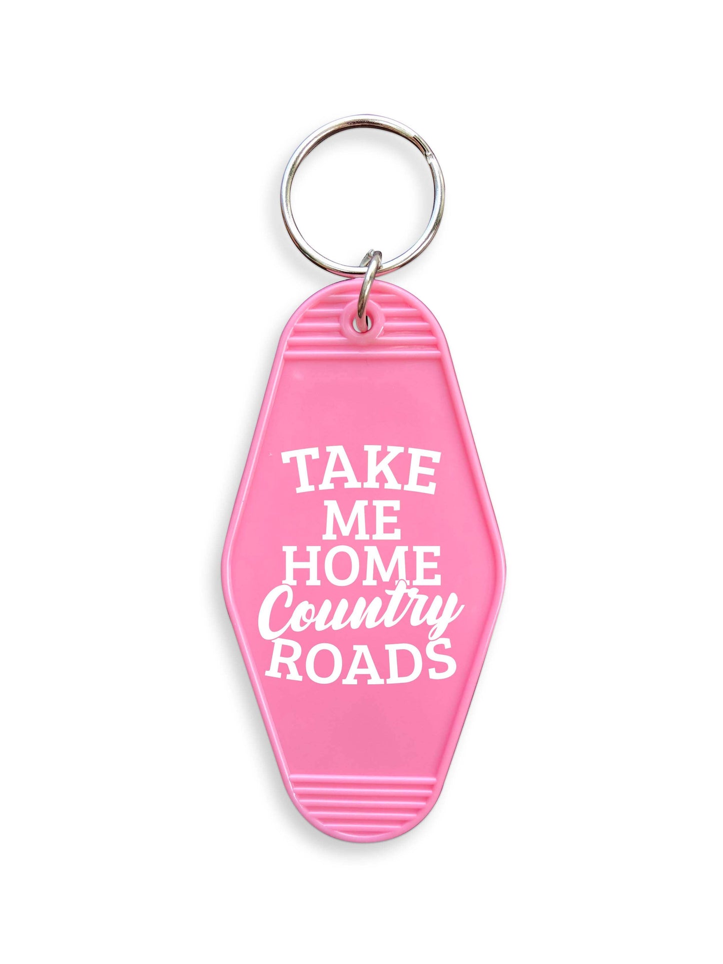 Take Me Home Country Roads Hotel Motel Key Chain