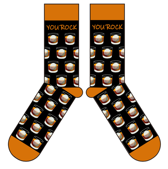 Load image into Gallery viewer, You Rock Bourbon Socks - Whiskey Drink
