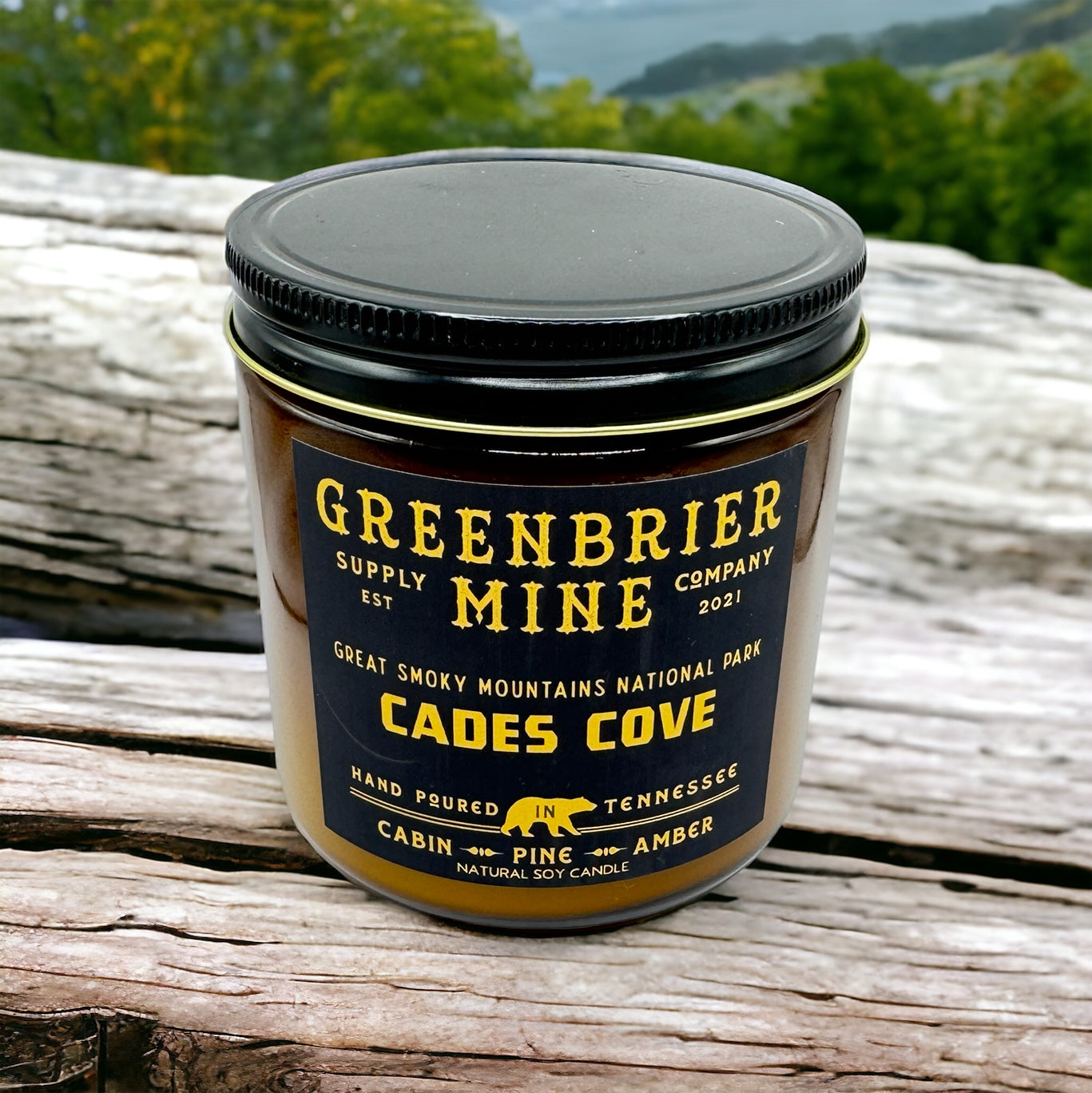 Cades Cove Hand Poured Soy Candle