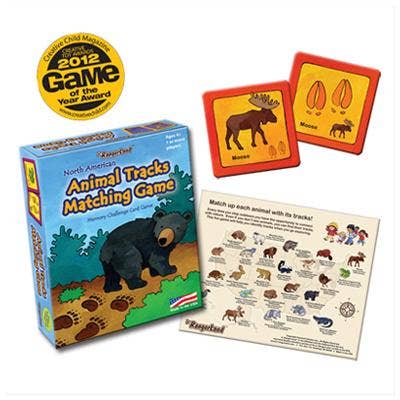 Load image into Gallery viewer, Jr. Rangerland Animal Tracks Matching Card Game
