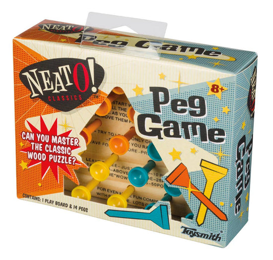 Load image into Gallery viewer, Neato! Classic Wooden Peg Game, Travel Size
