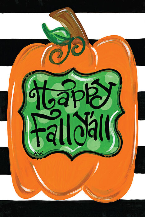 Load image into Gallery viewer, Happy Fall Pumpkin Garden Flag
