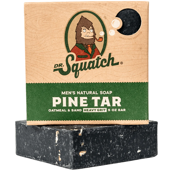 Load image into Gallery viewer, Dr. Squatch - Pine Tar Bar Soap
