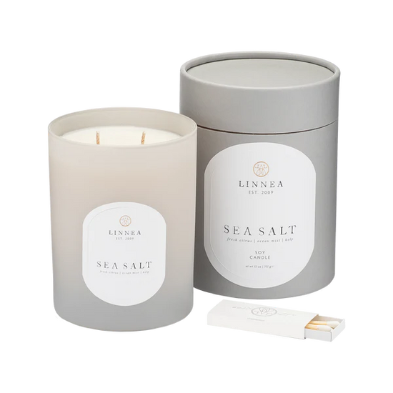 Load image into Gallery viewer, Linnea - Sea Salt two-wick candle
