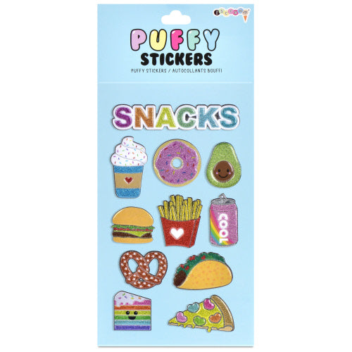 Load image into Gallery viewer, SNACKS PUFFY STICKERS
